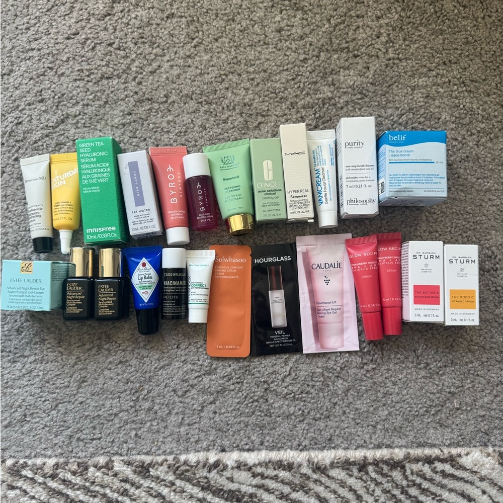 Huge skincare travel size bundle